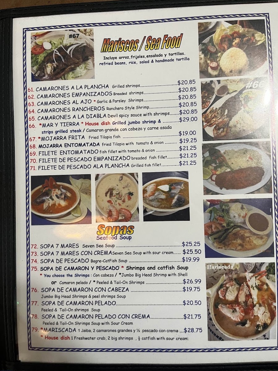 El Amanecer Salvadoreño Menu - Image 2
